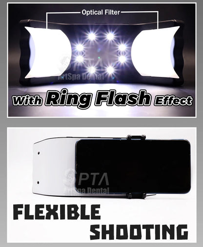 Flash Dental Photography Light Cutting Edge LED Lamp Designed Dentists Equipment Provides Optimal Lighting Oral Filling