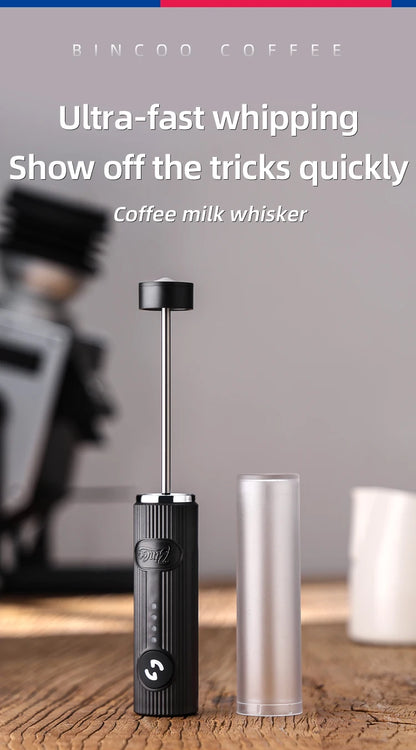 Bincoo New Milk Foamer Coffee Whisk Mixer Electric Blender Egg Beater Mini Frother Handle Stirrer Cappuccino Maker Cooking Tools