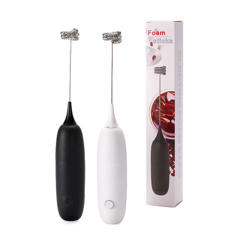 Milk Drink Coffee Whisk Mixer Electric Egg Beater Frother Foamer Mini Handle Stirrer Practical Blender Kitchen Cooking Tool