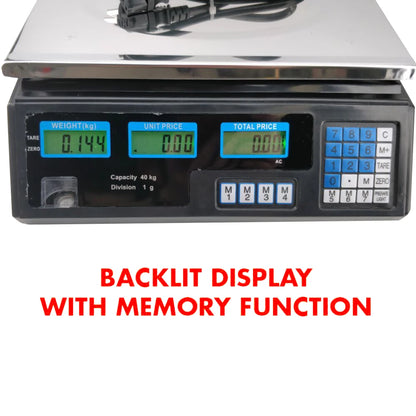 KegLand Grain Digital Scales - 40kg  Kitchen  Fruit Supermarkets  Beer Brewing  Equipment