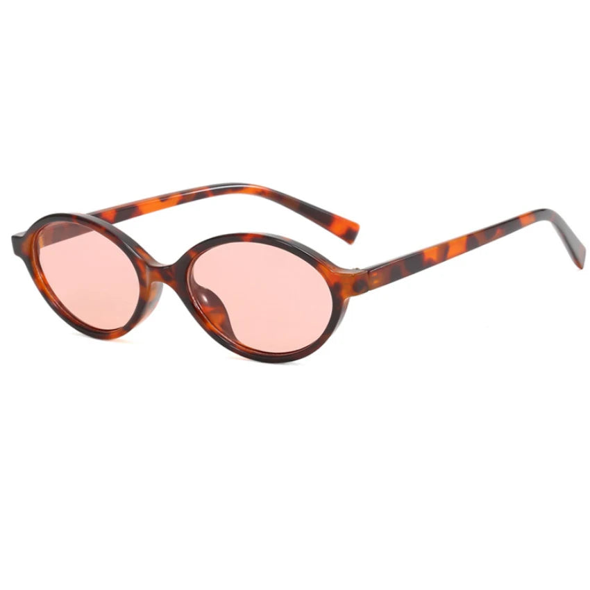 Vintage Oval Sunglasses Women Fashion Sun Glasses for Female Sexy Ladies Small Frame Round Eyewear
