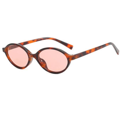 Vintage Oval Sunglasses Women Fashion Sun Glasses for Female Sexy Ladies Small Frame Round Eyewear