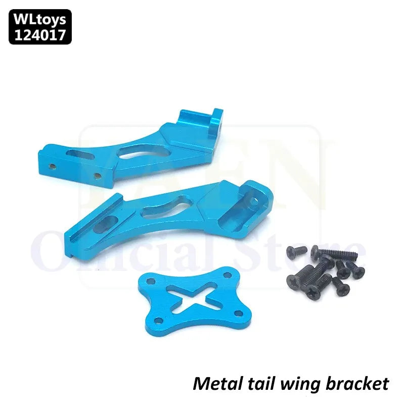 WLtoys 124017 1/12 RC Original Metal Spare Parts Swing Arm C Seat Bottom Motor Differential Gearbox Shock Absorbers Tire