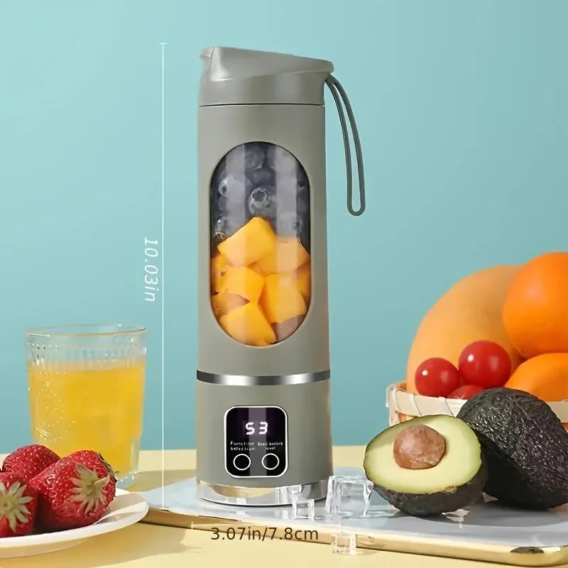 Portable USB Rechargeable Blender &Juicer-Easy to clean for fruit and vegetable drinks, shakes - Capacity 10.14 oz. to 16.91 oz.