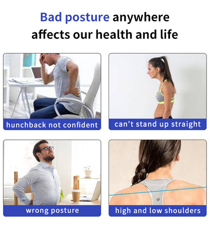Posture Corrector for Women and Men Adjustable Upper Back Brace Shoulder Lumbar Support Belt Corset Posture Correction