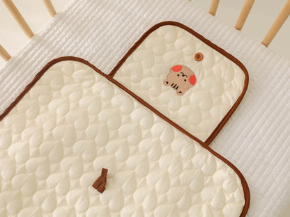 Waterproof Baby Diaper Mat Portable Cotton Changing Pad Cover for Newborn Cartoon Changing Table Baby Items