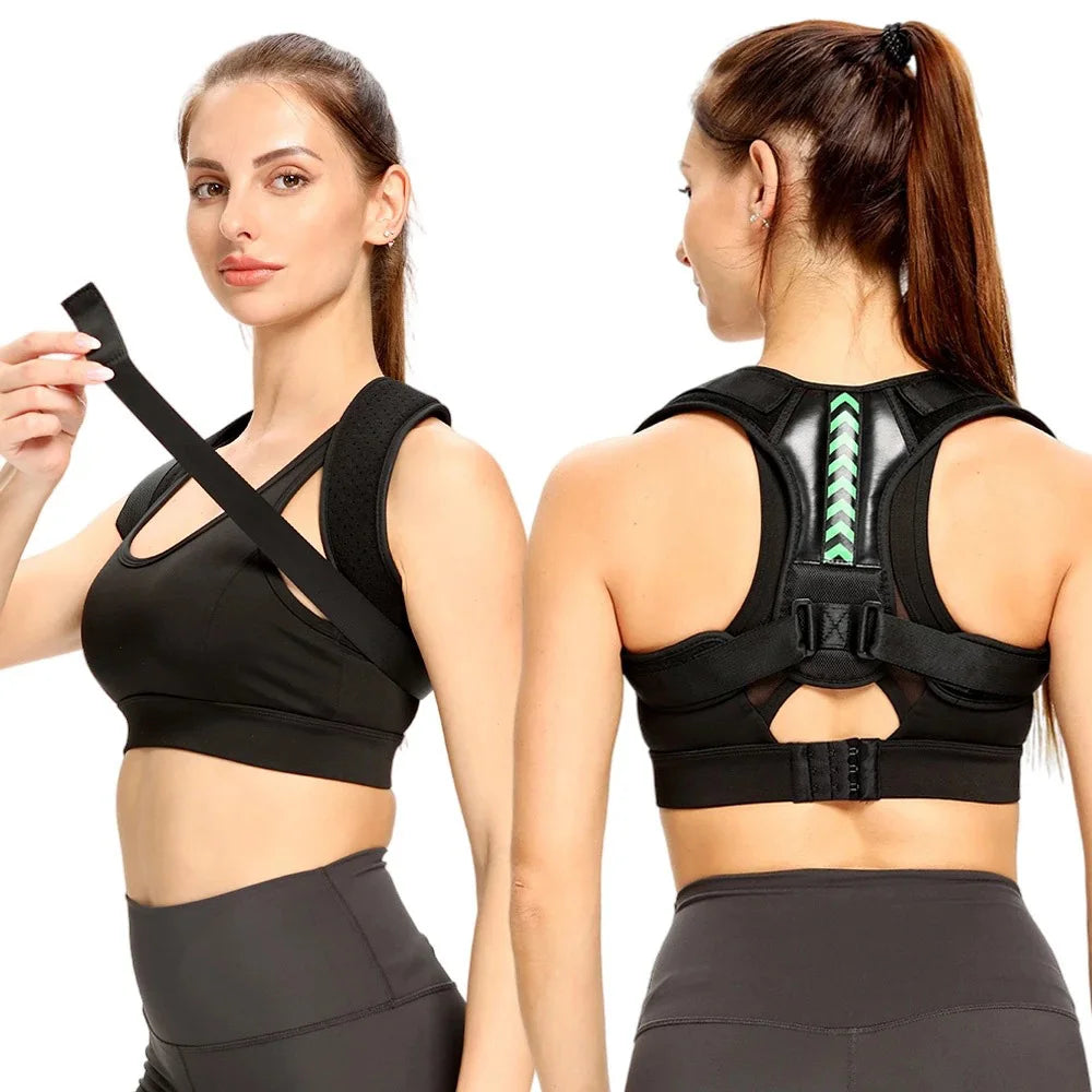 Posture Corrector Unisex Adjustable Back Clavicle Support Back Brace for Neck Back Shoulder Reshape Body