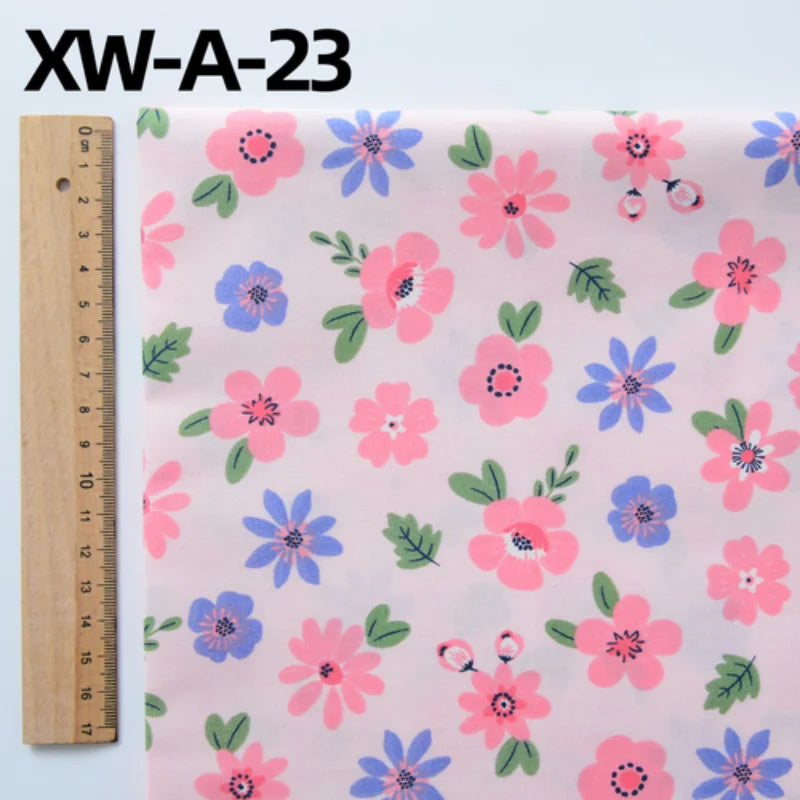 Fabric cotton handmade diy bedding flowers garden flowers pure cotton printing fabric twill cotton fabric sewing