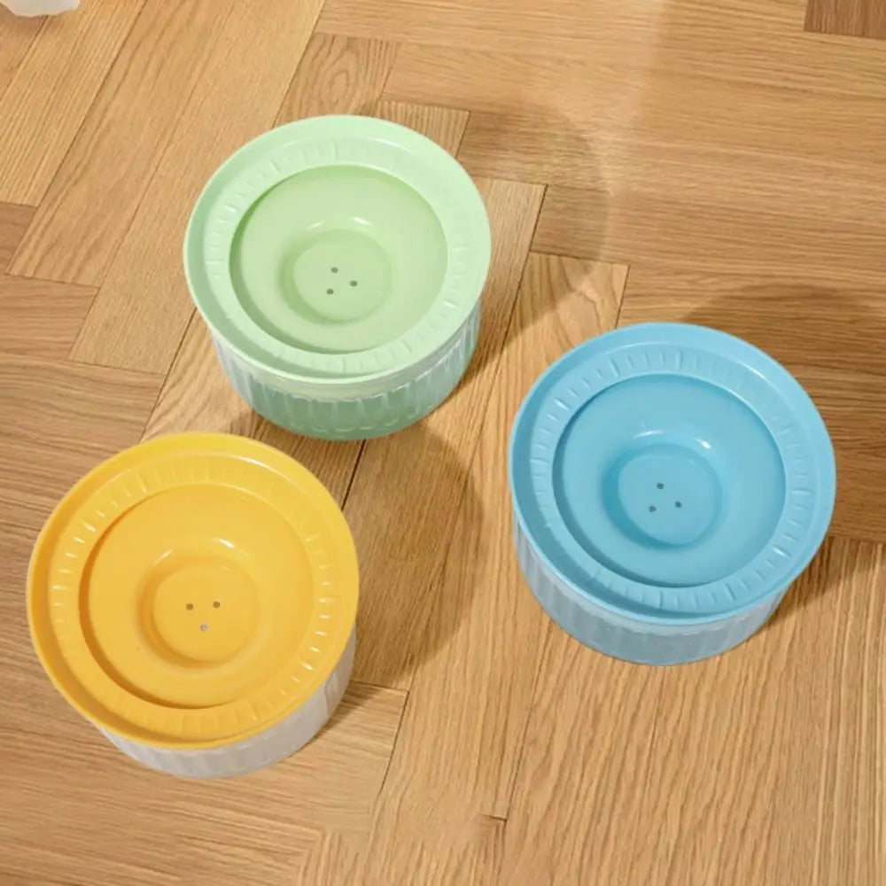 Large Capacity Pet Water Bowl Detachable Anti Splash Dog Floating Bowl Anti-tipping Anti Wetting Mouth Automatic Dog Bowl Travel