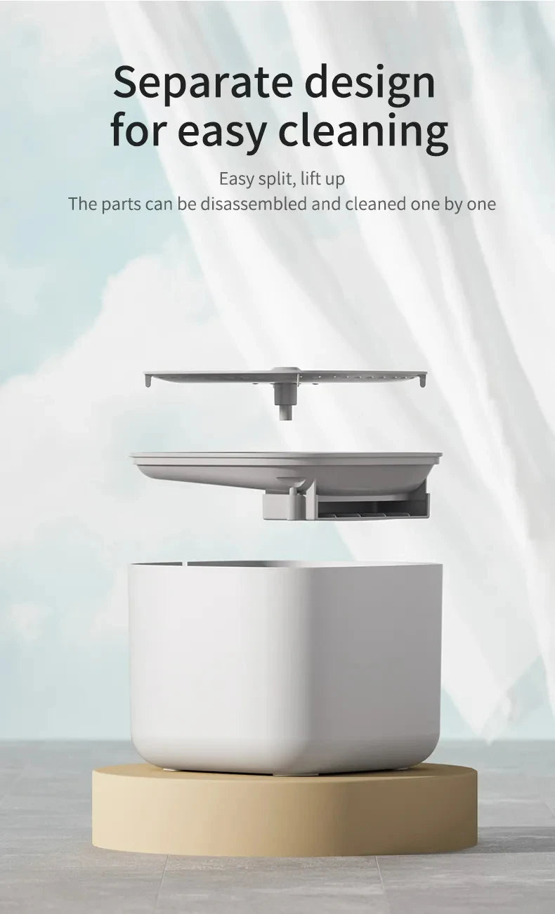 3L Auto Cat Water Fountain with Filter Quiet USB Electric Large Capacity Recirculating Cat Fountain Water Dispenser for Cats