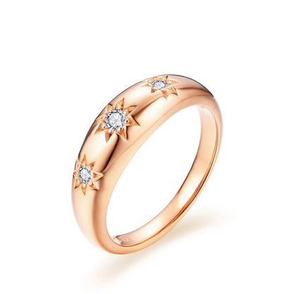 ATTAGEMS Luxury Round Cut 2.5mm Moissanite Ring for Women Man 925 Sliver Sparkling Fine Jewelr Engagement Wedding Party Gift New