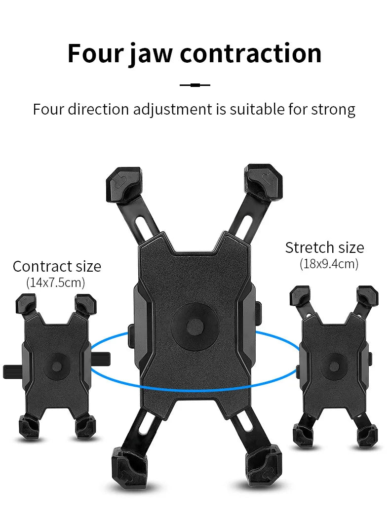 Bicycle Mobile Phone Holder Electric Bike Motorcycle Phone Stand Ride Navigation Mobile Phone Rack Phone Holder Support