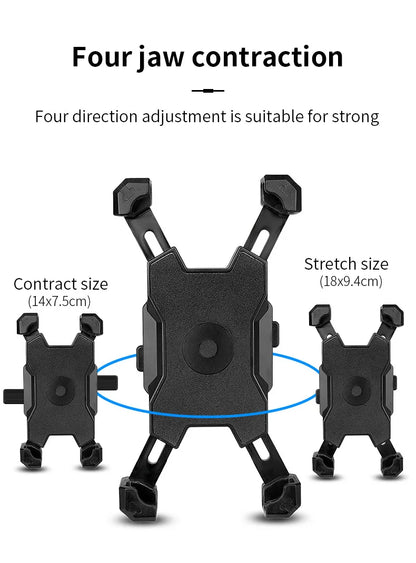 Bicycle Mobile Phone Holder Electric Bike Motorcycle Phone Stand Ride Navigation Mobile Phone Rack Phone Holder Support