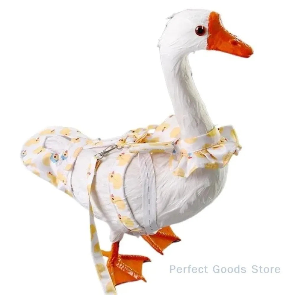 Cute Pet Duck Diaper Reusable Adjustable Goose Breast Strap Wearable Reduce Odor Chicken Diapers Poultry Supplies