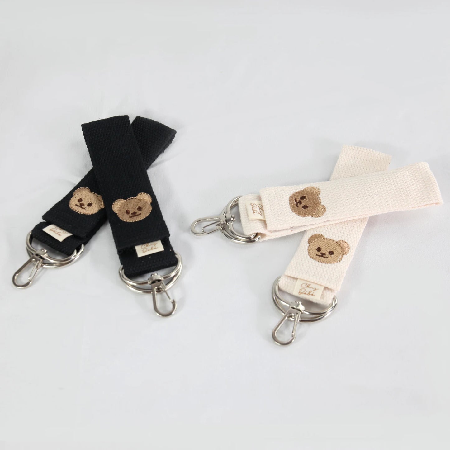 2 pieces of baby stroller hooks, baby stroller clips, diaper bags, scooter baby stroller accessories hooks cartoon bear