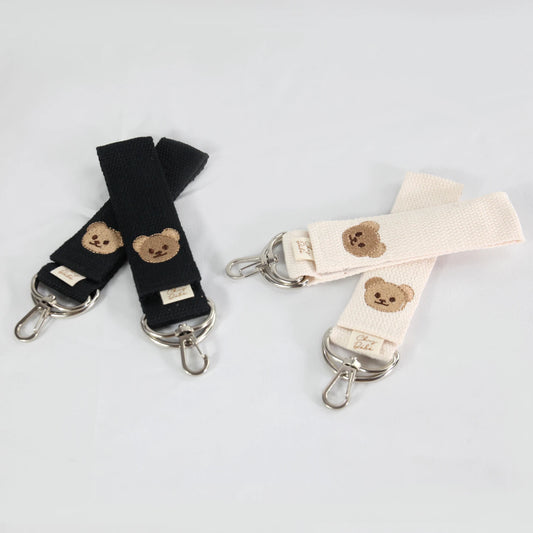 2 pieces of baby stroller hooks, baby stroller clips, diaper bags, scooter baby stroller accessories hooks cartoon bear