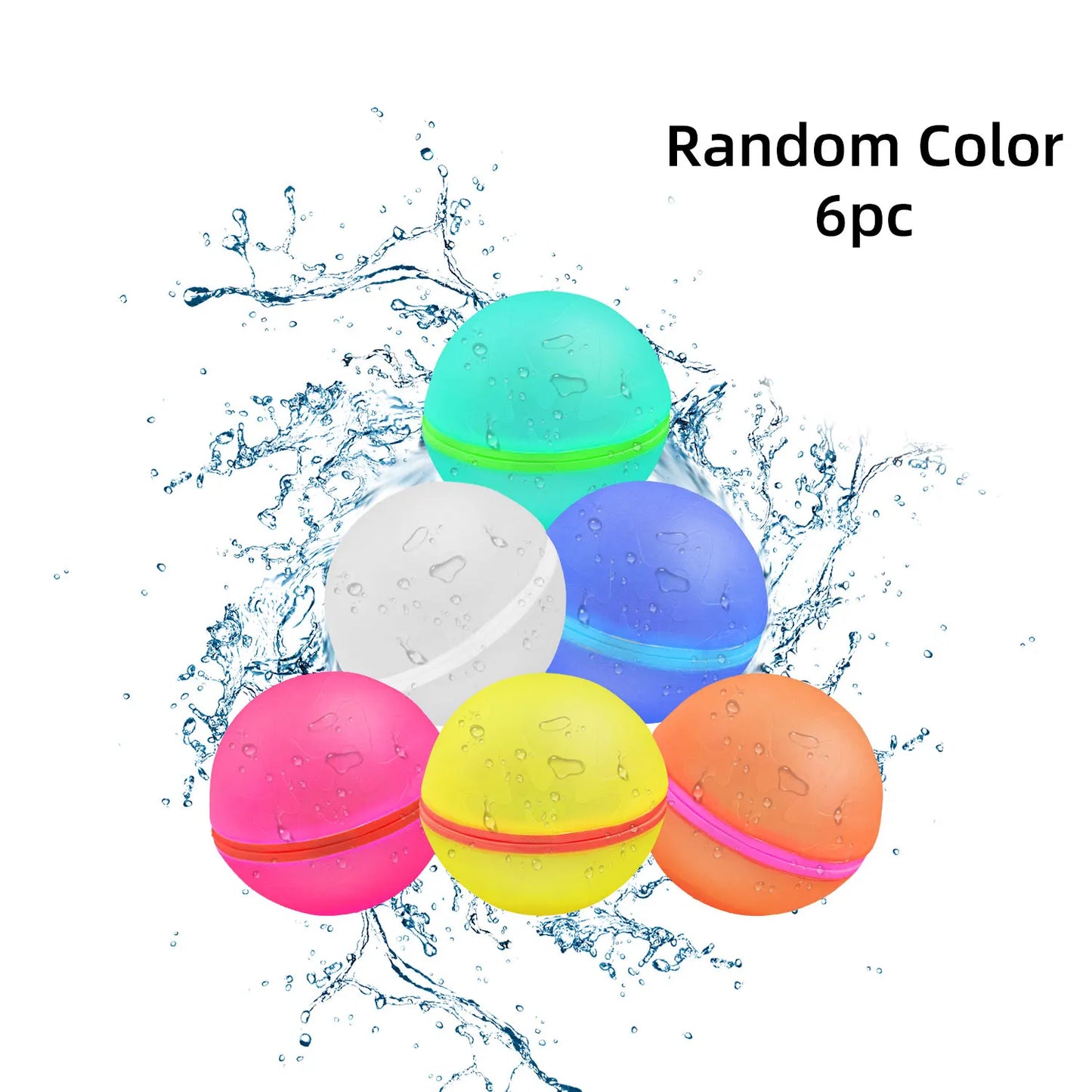 Summer water toys, outdoor water fights, water polo, multi-color, multiplayer interaction, beach, seaside Color Random
