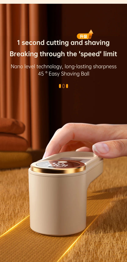 ONEKA Rechargeable Fabric Shaver Lint Remover Sweater Defuzzer Lints Fuzzs Pills Pilling Trimmer for Clothes  Furniture