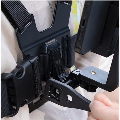 Chest Strap Mobile Phone Holder With Fixed Shoulder Neck Strap For Universal Smartphone First Person Video Shooting Living