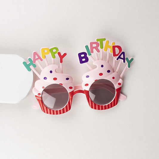 New fun birthday party glasses Photo booth props Glasses Summer party supplies Party favors