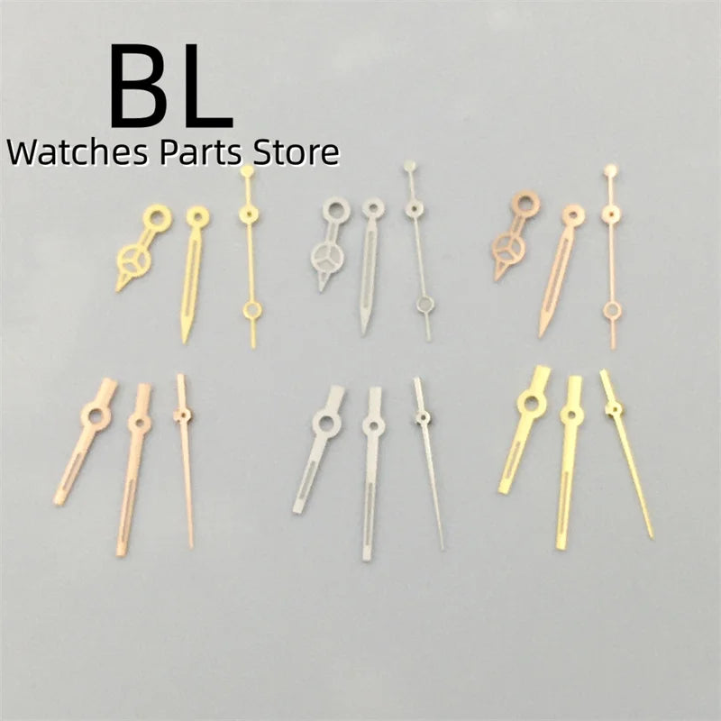 BLIGER 24.5mm Watch Dial Hand Set Sunburst Gray Rose White Mother Pearl Dial Roman Diamond Index Fit NH05 Movement Women Watches