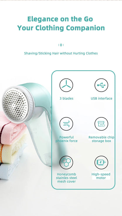 Electric Household Clothes Shaver Fabric Lint Remover Fuzz Electric Fluff Portable Brush blade Professional Lint Remover Trimmer