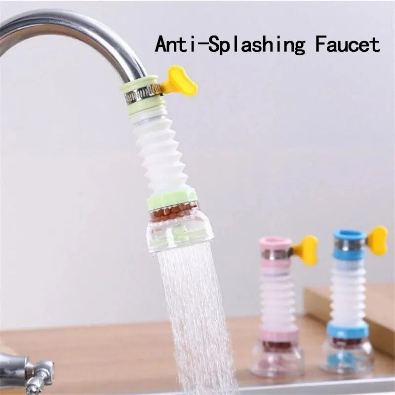 Kitchen Anti-Splashing Faucet Can Rotate Extend The Filter Home Universal Water Faucet Multifunction Wash Basin Shower Faucet