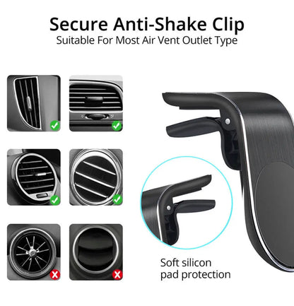 Magnetic car Phone Holder Air Vent Mount Mobile Phone Stand For iPhone xiao mi redmi smartphone