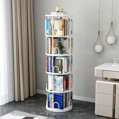 Modern Closet Bookcase Organizer Cabinet Display Rotating Bookcase Magazine Shelves Estante Para Livros Minimalist Furnitures