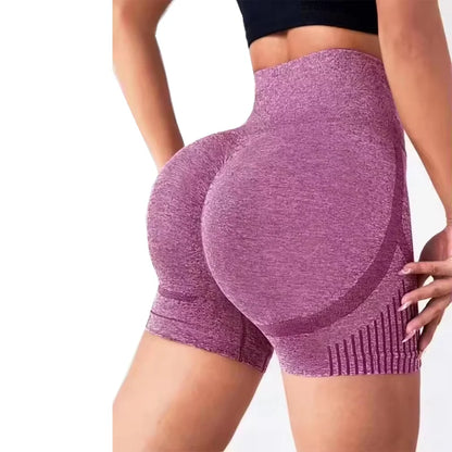 Women Yoga Shorts High Waist Workout Shorts Fitness Yoga Lift Butt Fitness Ladies Yoga Gym Running Short Pants Sportswear