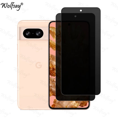 Anti-Spy Tempered Glass For Google Pixel 8 Privacy Screen Protector Google Pixel 8A 8 9 Pro XL Glass For Google Pixel 8 Glass