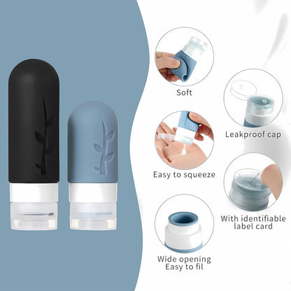 17 travel bottles for toiletries, leak proofand refillable liquidshampooandconditioneressentialfor travel toiletries bottles-liu