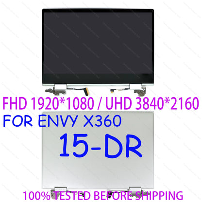 15.6“ For HP ENVY X360 15 DR 15M DR 15-DS 15M DS 15T DR 15-DR0012DX Touch LCD Screen Digitizer L53545-001 L53548-001 L64480-001