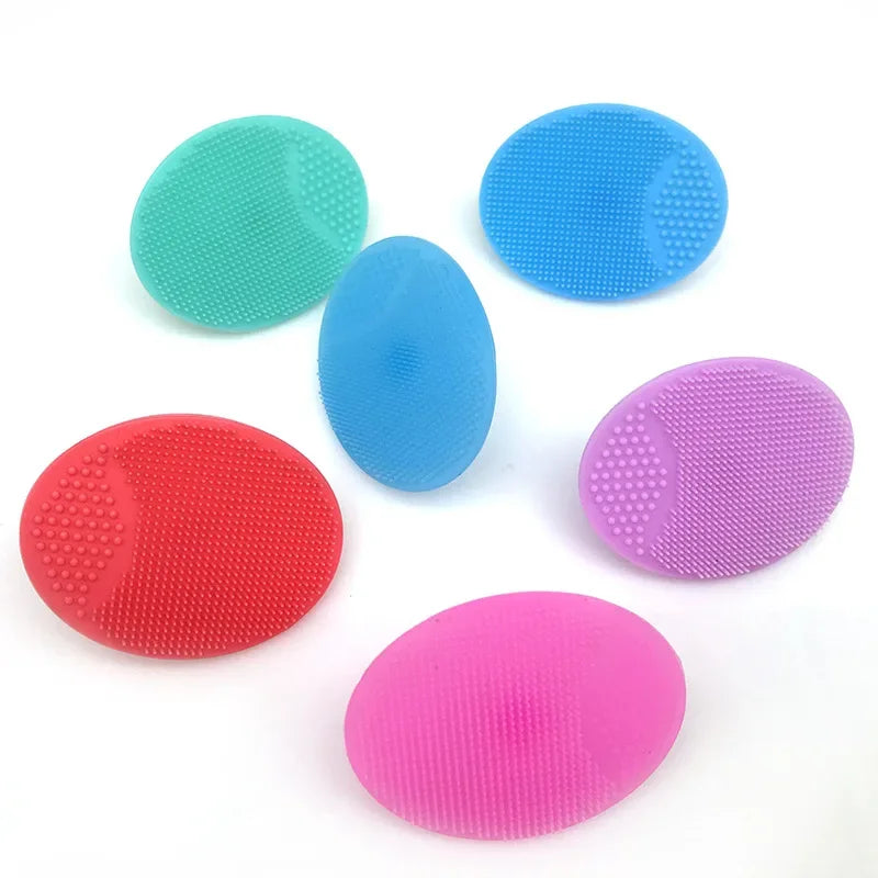 New Soft Silicone Baby Bath Head Massage Brushes Hair Washing Brush Scalp Comb Kids for Newborn Bath Wipe Washing Hair Tools
