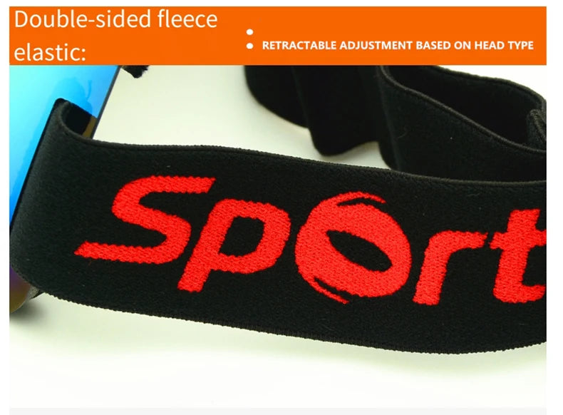 Outdoor Sports Ski Goggles UV Protection Winter Male Female Snow Sports Anti-Fog Eyewear Snowboard Skiing Glasses snow sports