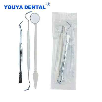 Dental Tool Kit Stainless Steel Instrument dentist Kit Mouth Mirror Probe Hook Pick Tweezer Set dentista Oral Care Kit