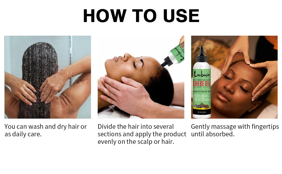 3pcs/set Hair Care Products for Women Moisturize Nourish Rosemary Oil Natural Batana Oil & Chebe Serum Anti-frizz Treatment Hair