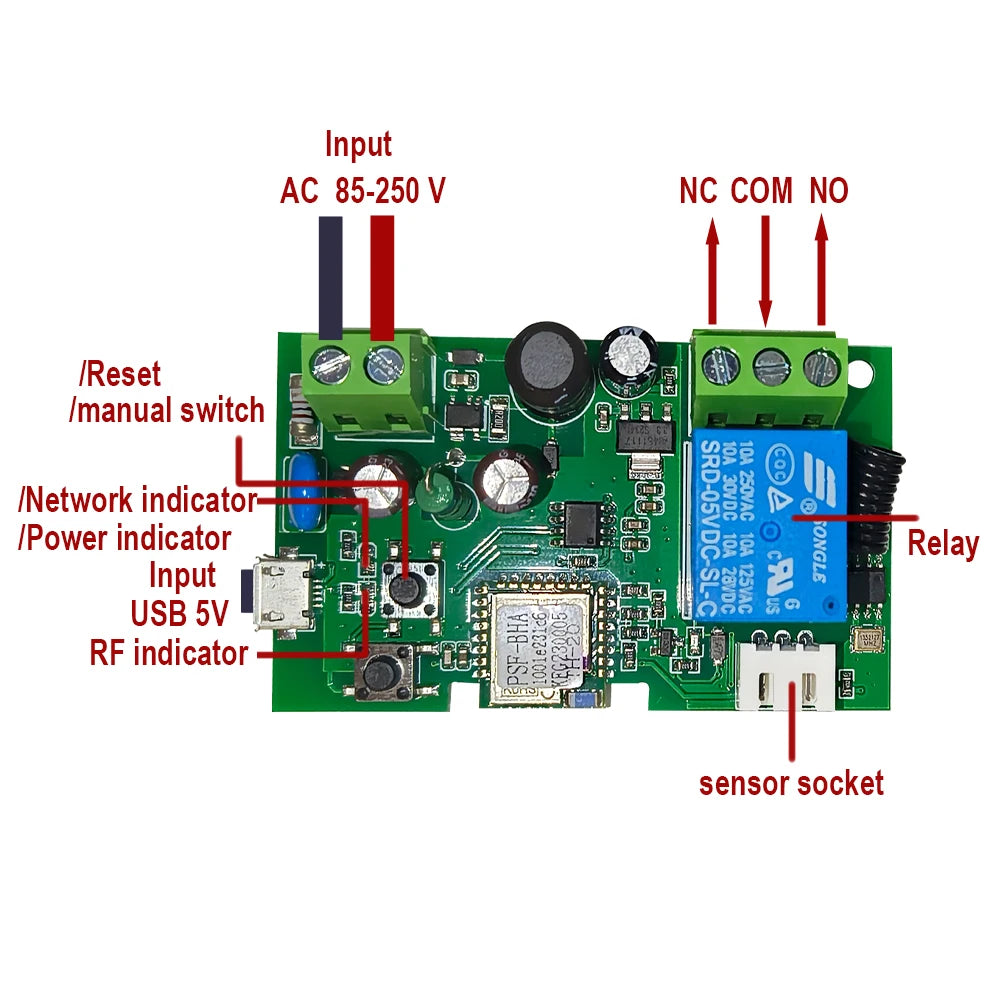 WiFi Smart Temperature Switch Ewelink Controller 2000W Intelligent Thermostat With Energy Consumption Monitor Work With Alexa