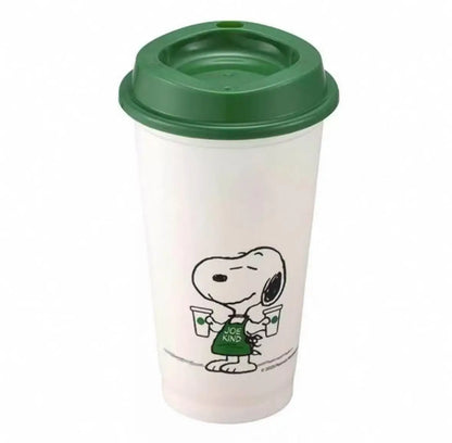 2025 New Snoopy Joint Cup Plastic Straw Cup High Value Cup Summer Casual Pp Coffee Imitation Cups Girl'S Birthday Present