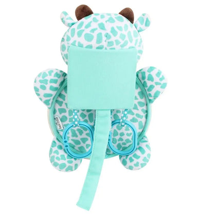 Cute Baby Rear Facing Mirrors Soft Cartoon Plush Toy Seat Headrest Rearview Mirror Easy Installation Interactive