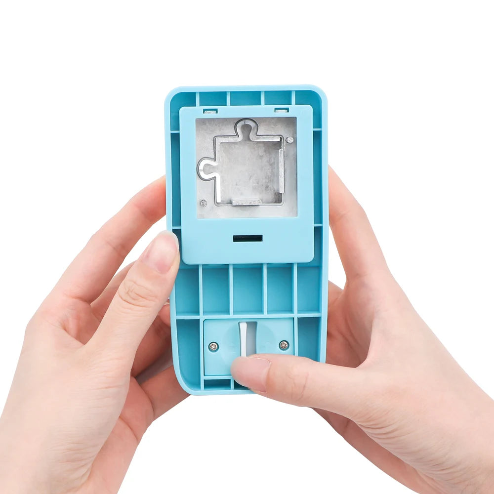 Puzzle Punch,Mini Puzzle Maker, Portable Puzzle Pieces Puching Machine for Arts & Crafts Make Jigsaw Puzzles Scrapbooking & DIY