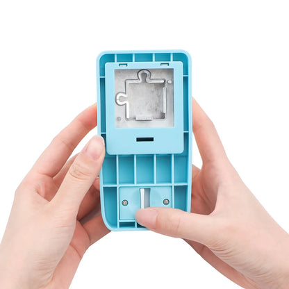 Puzzle Punch,Mini Puzzle Maker, Portable Puzzle Pieces Puching Machine for Arts & Crafts Make Jigsaw Puzzles Scrapbooking & DIY