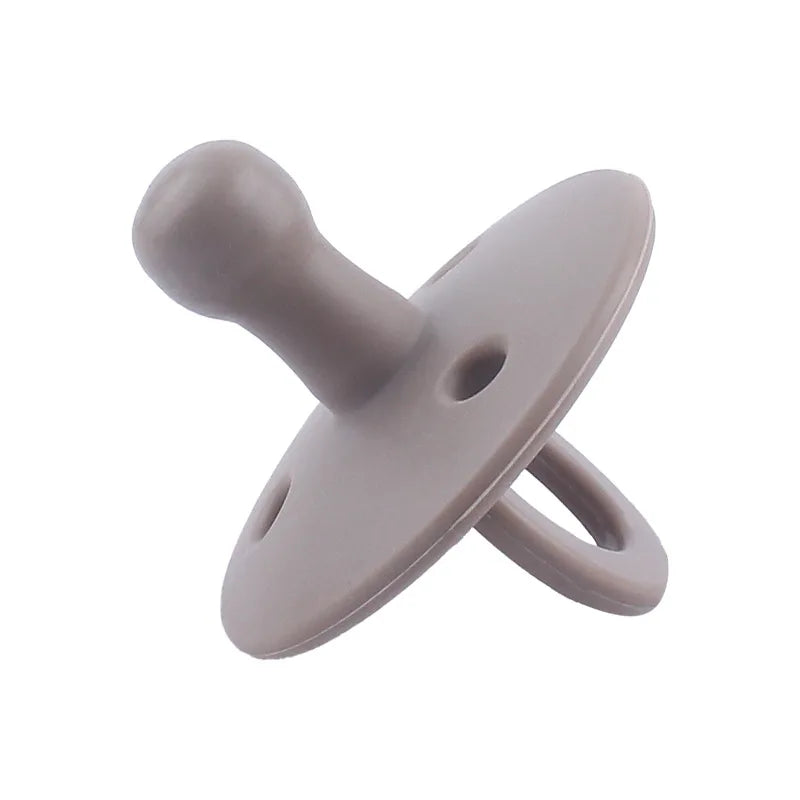 Baby Silicone Pacifier Newborn Infant Chewing Supplies Nipple Dummy Soft Teether Toy Food Grade Silicone Nursing Accessories