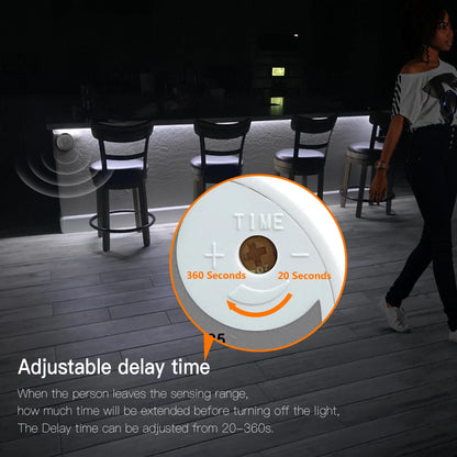 Smart PIR Motion Sensor Super Bright COB LED Strip Neon Light Auto ON/OFF 320leds/m Waterproof for Kitchen,Stair,Wardrobe Decor