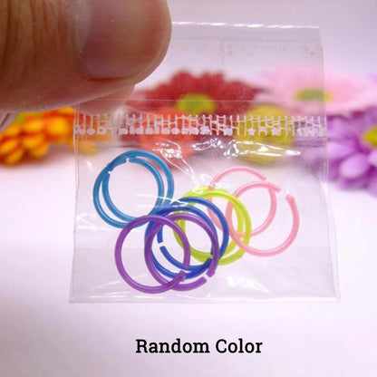 10 Pieces/set Women Vintage Transparent Ear Needle Mini Invisible Earring Small Ear Ring Earring Jewelry