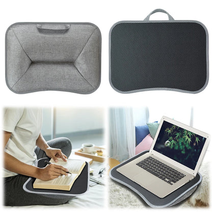 Laptop Lap Desk with Soft Pillow Cushion Multifunctional Laptop Desk Writing Padded Tray for Work Game
