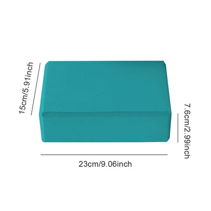 EVA Yoga Block Non-Slip Yoga Building Blocks Moisture-Proof High Density Yoga Blocks Body Shaping Yoga Blocks for Meditation