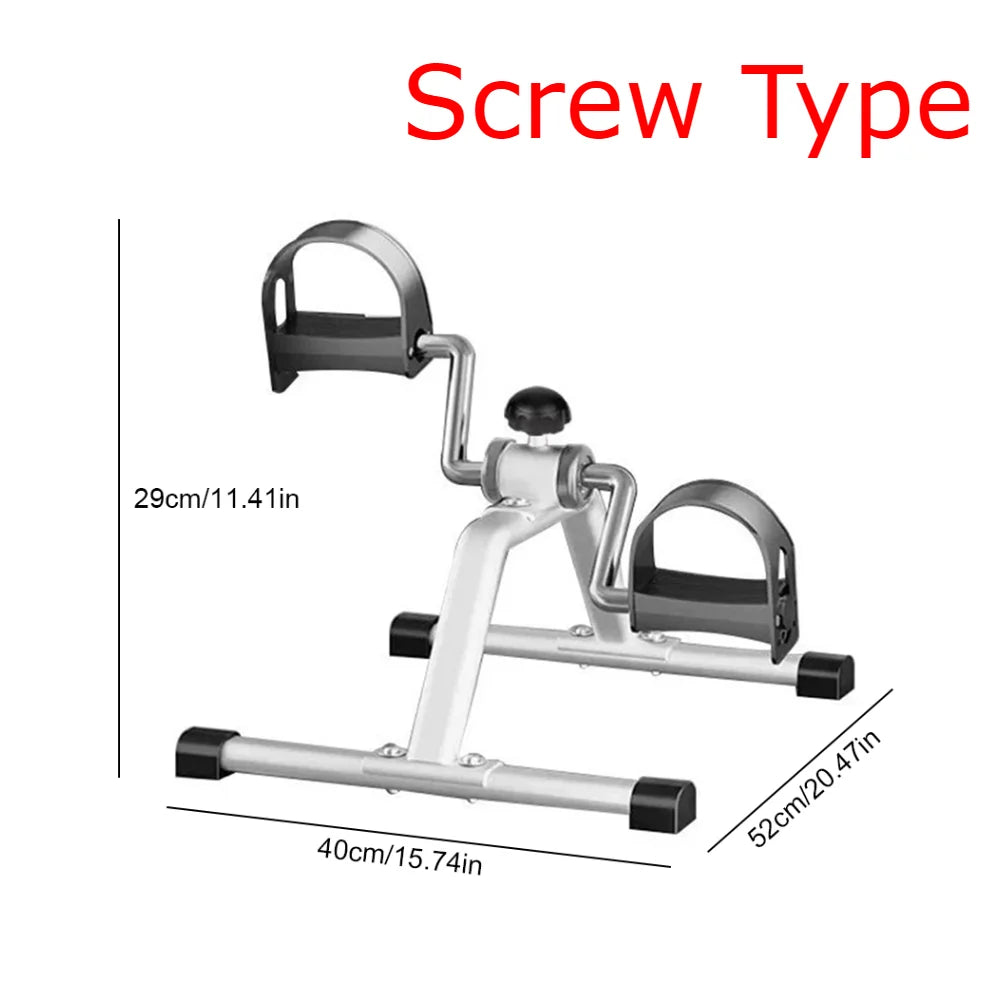 Household Portable Pedal Exerciser Mini Exercise Bike Adjustable Resistance Bike Pedal Exerciser for Indoor Leg Rehabilitation