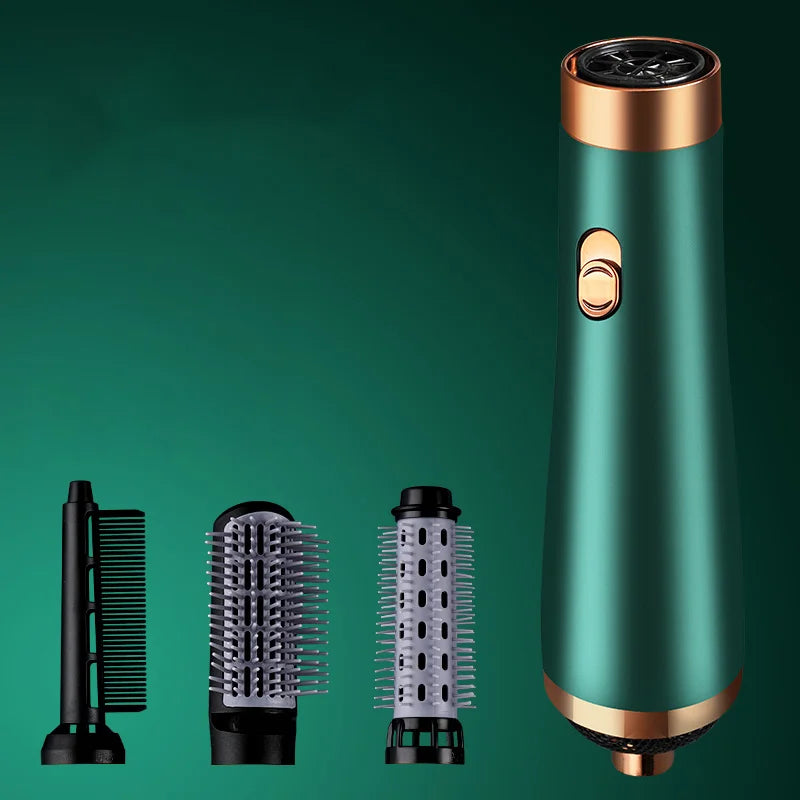 Hair Dryer Portable Comb lonic Hair Straightening Brush Hot Air Curling For Hair Roller Blow Dryer Quick Dry Hair Curler Curling