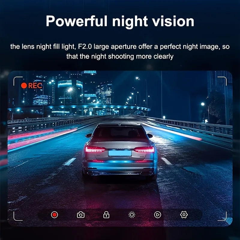 2 Camera Dash Cam For Car Camera 1080P Video Recorder  Car DVR Front Rear View Camera Night Vision Black Box Car Accessories